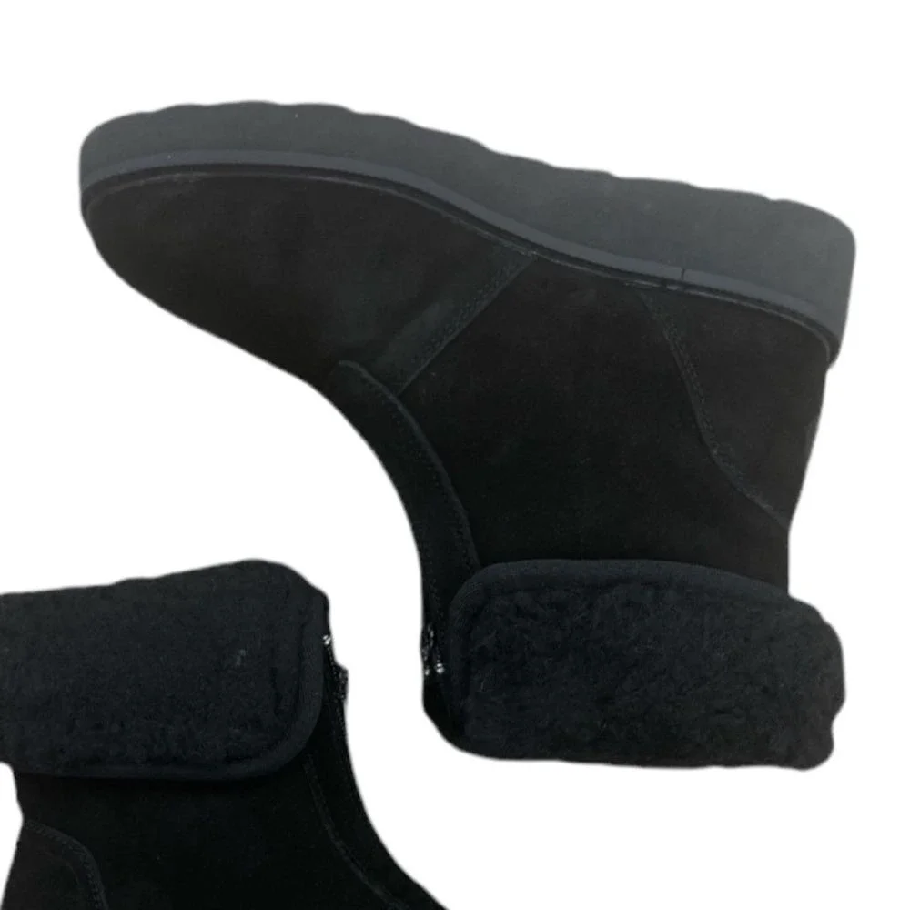 NWT Aussie‎ Merino black suede Amelia style size 6